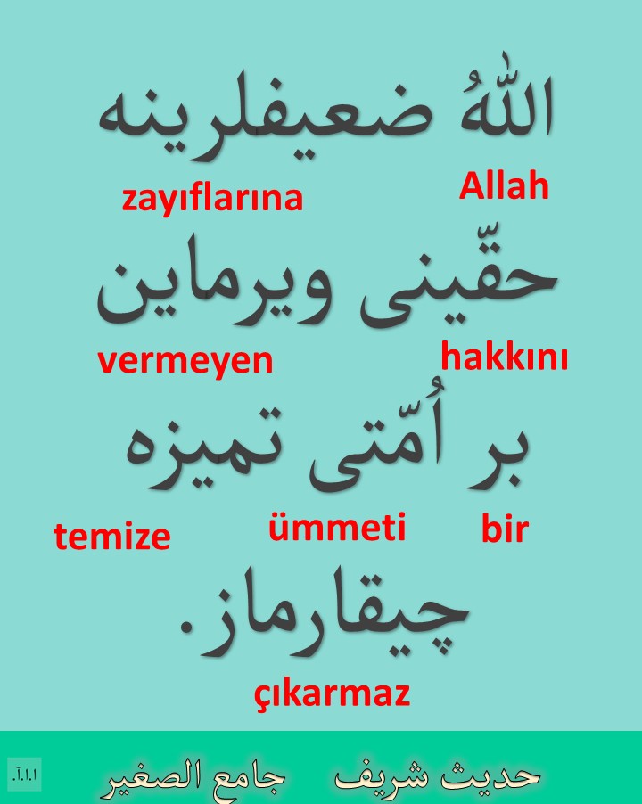 ALT YAZILI HADİSLER
